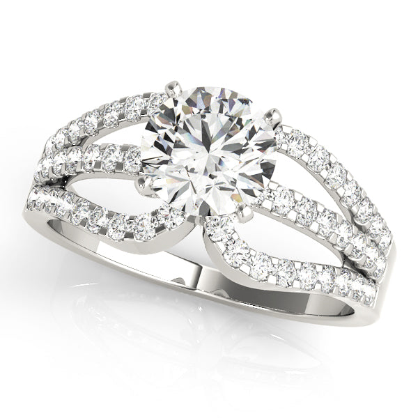 Multi-Row Diamond Engagement Ring · 0.52 ct tw