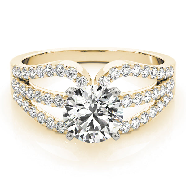 Multi-Row Diamond Engagement Ring · 0.52 ct tw