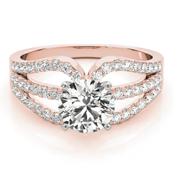 Multi-Row Diamond Engagement Ring · 0.52 ct tw
