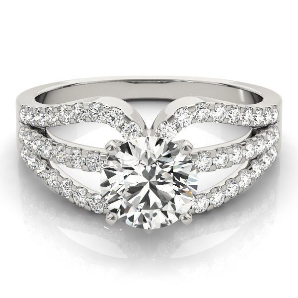 Multi-Row Diamond Engagement Ring · 0.52 ct tw