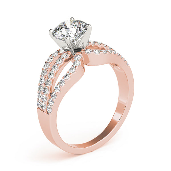 Multi-Row Diamond Engagement Ring · 0.52 ct tw