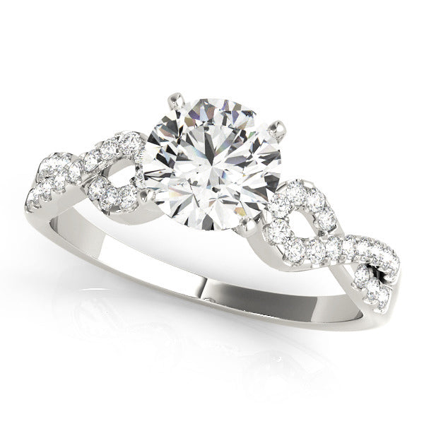Multi-Row Diamond Engagement Ring · 0.16 ct tw