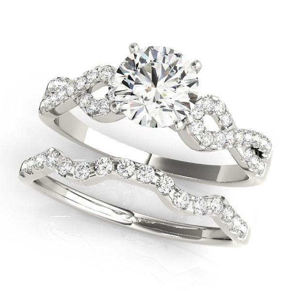 Multi-Row Diamond Engagement Ring · 0.16 ct tw