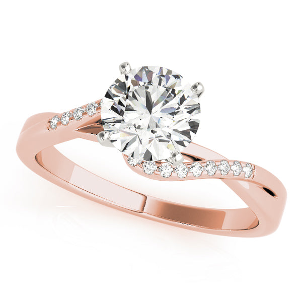 Bypass Diamond Engagement Ring · 0.09 ct tw