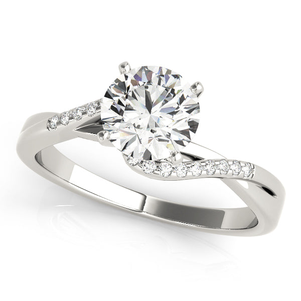 Bypass Diamond Engagement Ring · 0.09 ct tw