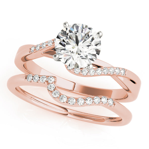 Bypass Diamond Engagement Ring · 0.09 ct tw