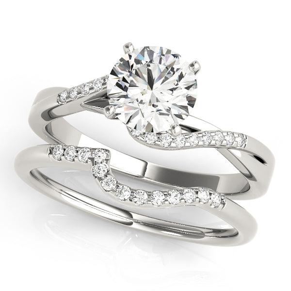 Bypass Diamond Engagement Ring · 0.09 ct tw