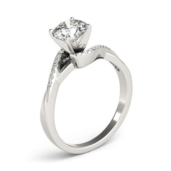 Bypass Diamond Engagement Ring · 0.09 ct tw