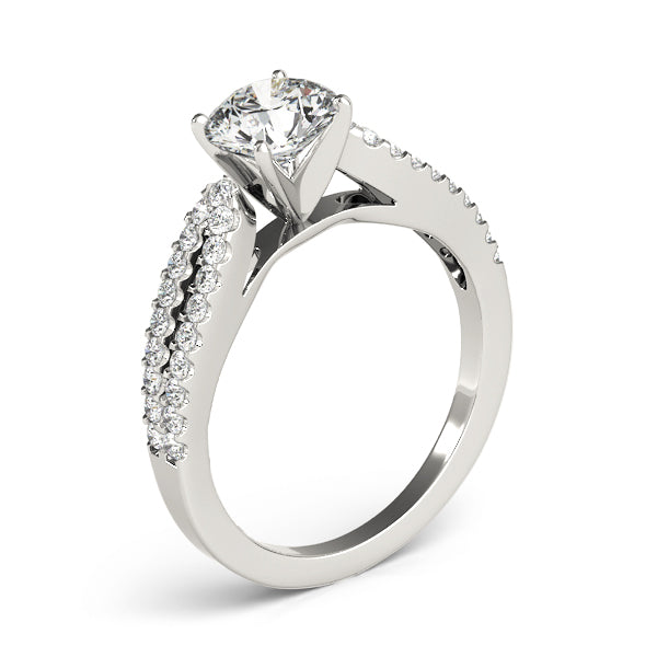 Multi-Row Diamond Engagement Ring · 0.38 ct tw