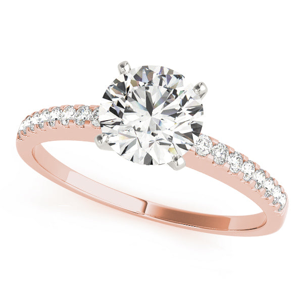 Single Row Prong Set Diamond Engagement Ring · 0.20 ct tw