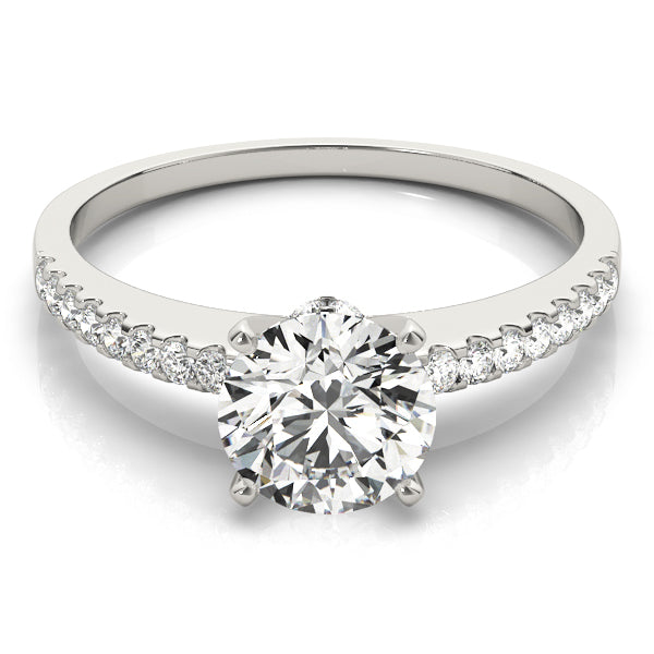 Single Row Prong Set Diamond Engagement Ring · 0.20 ct tw