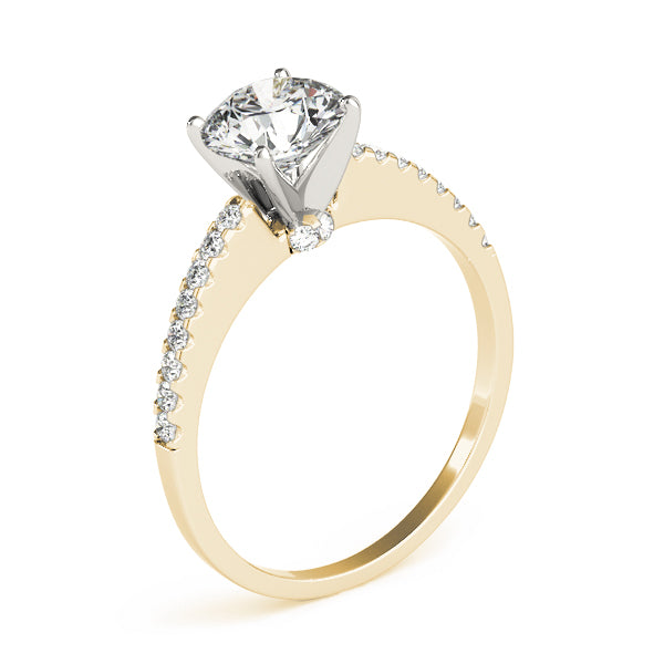 Single Row Prong Set Diamond Engagement Ring · 0.20 ct tw