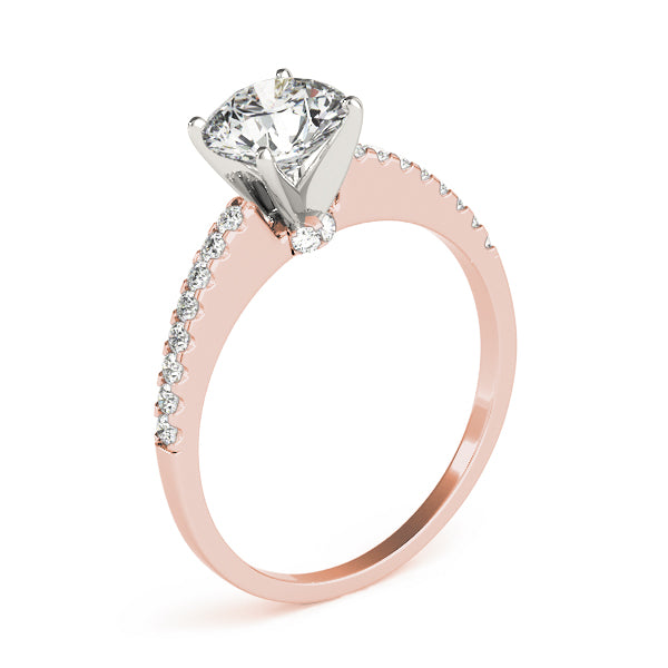 Single Row Prong Set Diamond Engagement Ring · 0.20 ct tw