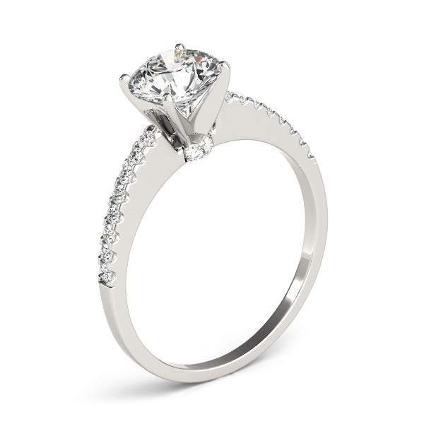 Single Row Prong Set Diamond Engagement Ring · 0.20 ct tw