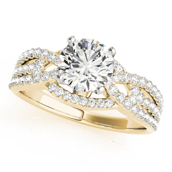 Multi-Row Diamond Engagement Ring · 0.39 ct tw