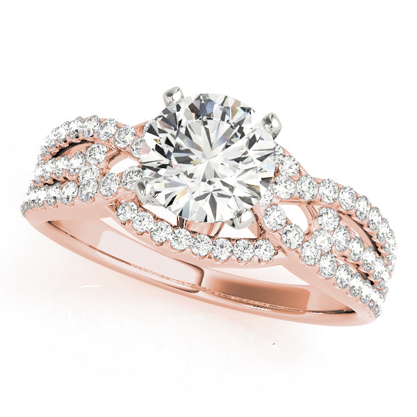 Multi-Row Diamond Engagement Ring · 0.39 ct tw