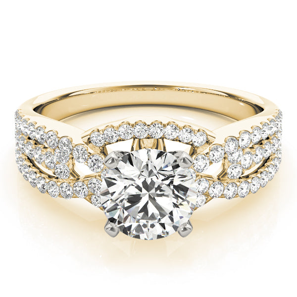 Multi-Row Diamond Engagement Ring · 0.39 ct tw