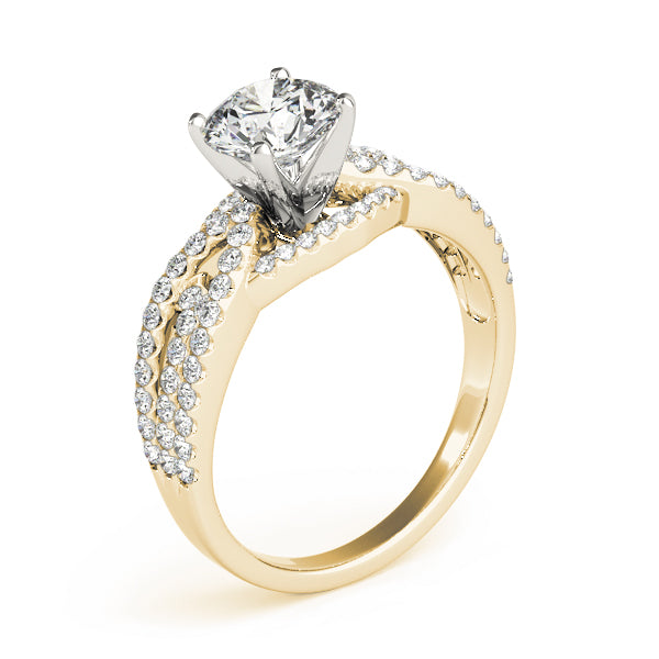 Multi-Row Diamond Engagement Ring · 0.39 ct tw