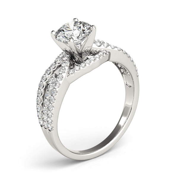 Multi-Row Diamond Engagement Ring · 0.39 ct tw