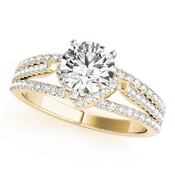 Multi-Row Diamond Engagement Ring · 0.37 ct tw
