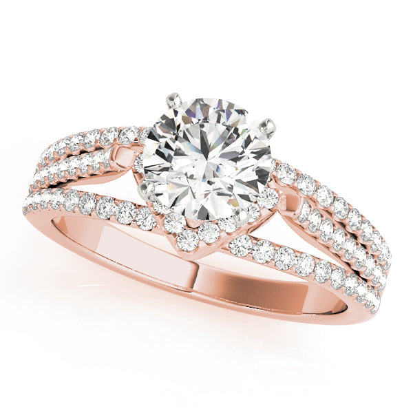 Multi-Row Diamond Engagement Ring · 0.37 ct tw