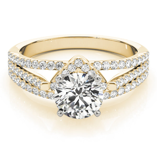 Multi-Row Diamond Engagement Ring · 0.37 ct tw