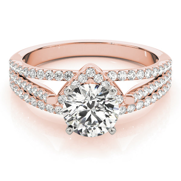 Multi-Row Diamond Engagement Ring · 0.37 ct tw