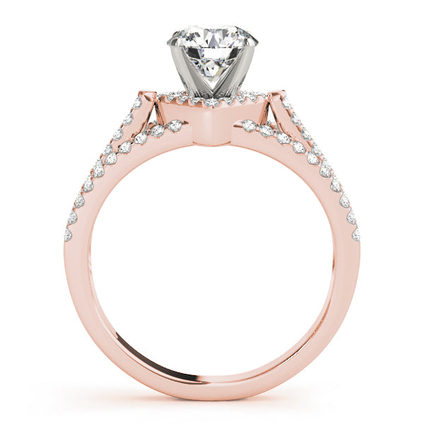 Multi-Row Diamond Engagement Ring · 0.37 ct tw