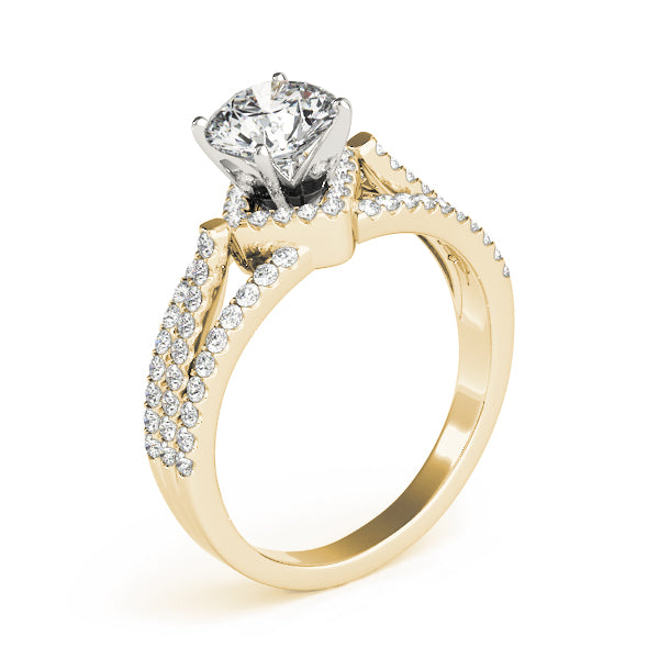 Multi-Row Diamond Engagement Ring · 0.37 ct tw
