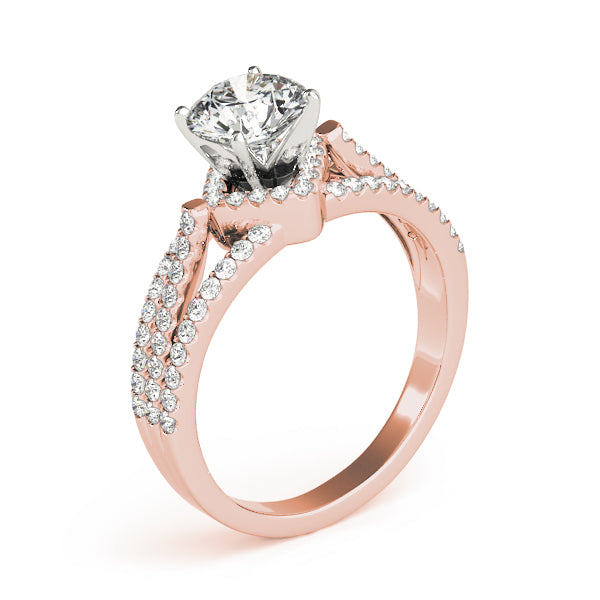 Multi-Row Diamond Engagement Ring · 0.37 ct tw