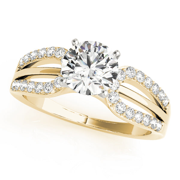 Multi-Row Diamond Engagement Ring · 0.15 ct tw