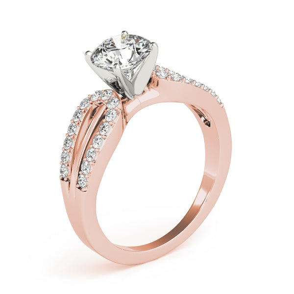 Multi-Row Diamond Engagement Ring · 0.15 ct tw