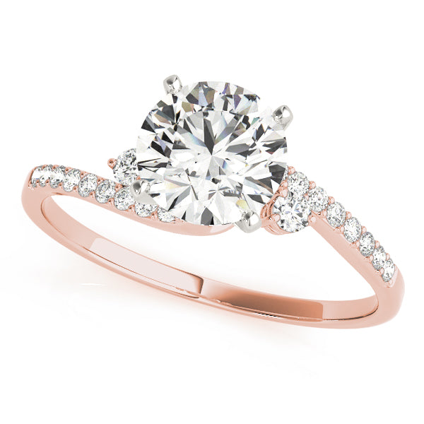 Bypass Diamond Engagement Ring · 0.13 ct tw