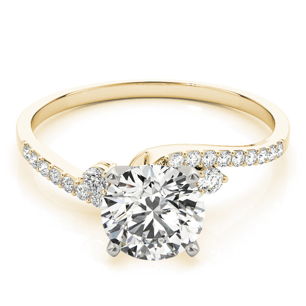 Bypass Diamond Engagement Ring · 0.13 ct tw