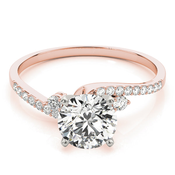 Bypass Diamond Engagement Ring · 0.13 ct tw