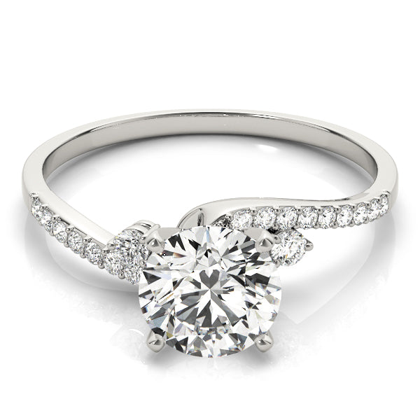 Bypass Diamond Engagement Ring · 0.13 ct tw