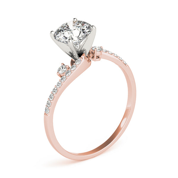 Bypass Diamond Engagement Ring · 0.13 ct tw