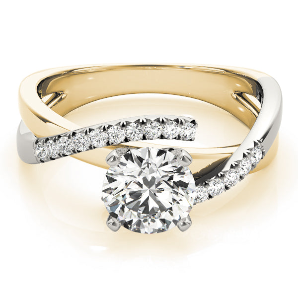 Bypass Diamond Engagement Ring · 0.11 ct tw