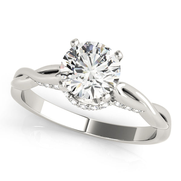 Round Diamond Solitaire Engagement Ring · 0.11 ct tw