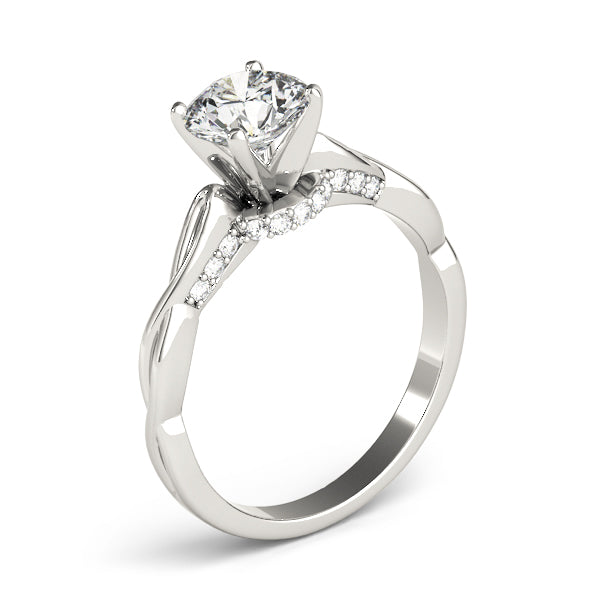 Round Diamond Solitaire Engagement Ring · 0.11 ct tw