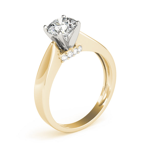 Round Diamond Solitaire Engagement Ring · 0.04 ct tw