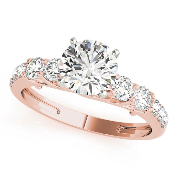 Single Row Prong Set Diamond Engagement Ring · 0.63 ct tw