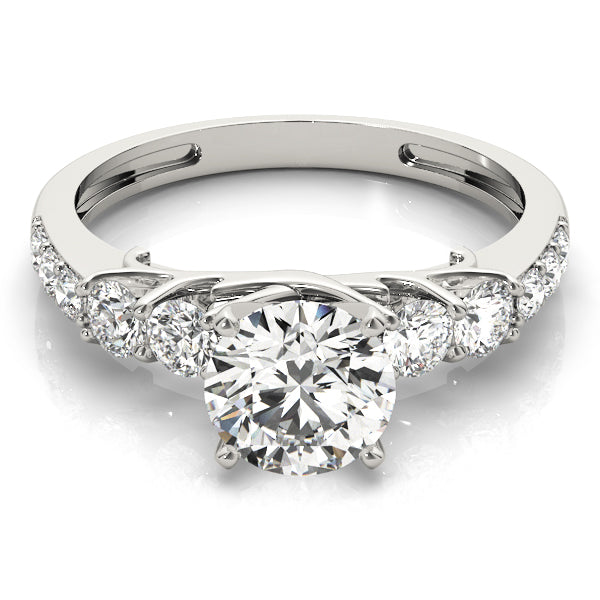 Single Row Prong Set Diamond Engagement Ring · 0.63 ct tw