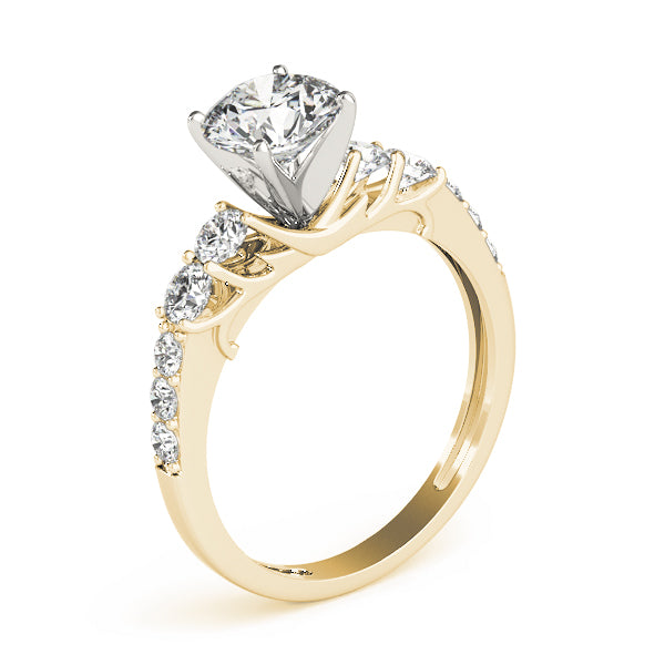Single Row Prong Set Diamond Engagement Ring · 0.63 ct tw