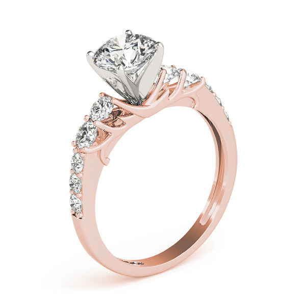 Single Row Prong Set Diamond Engagement Ring · 0.63 ct tw