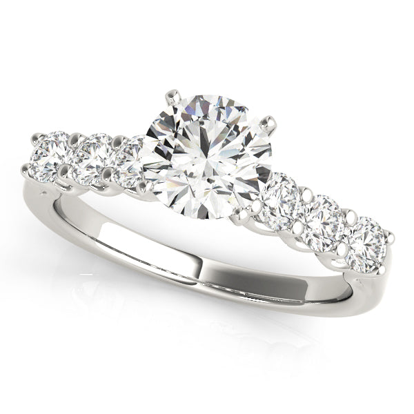 Single Row Prong Set Diamond Engagement Ring · 0.60 ct tw