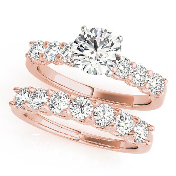 Single Row Prong Set Diamond Engagement Ring · 0.60 ct tw