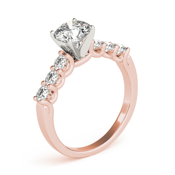 Single Row Prong Set Diamond Engagement Ring · 0.60 ct tw