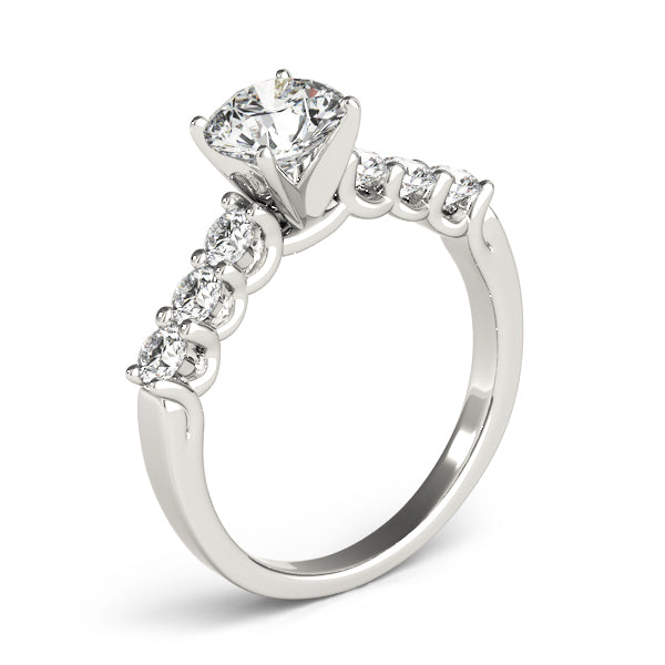 Single Row Prong Set Diamond Engagement Ring · 0.60 ct tw