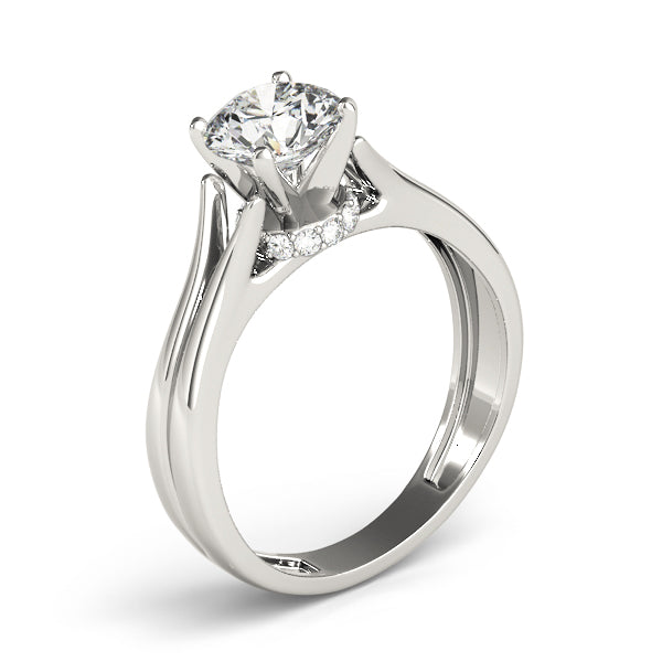 Round Diamond Solitaire Engagement Ring · 0.05 ct tw